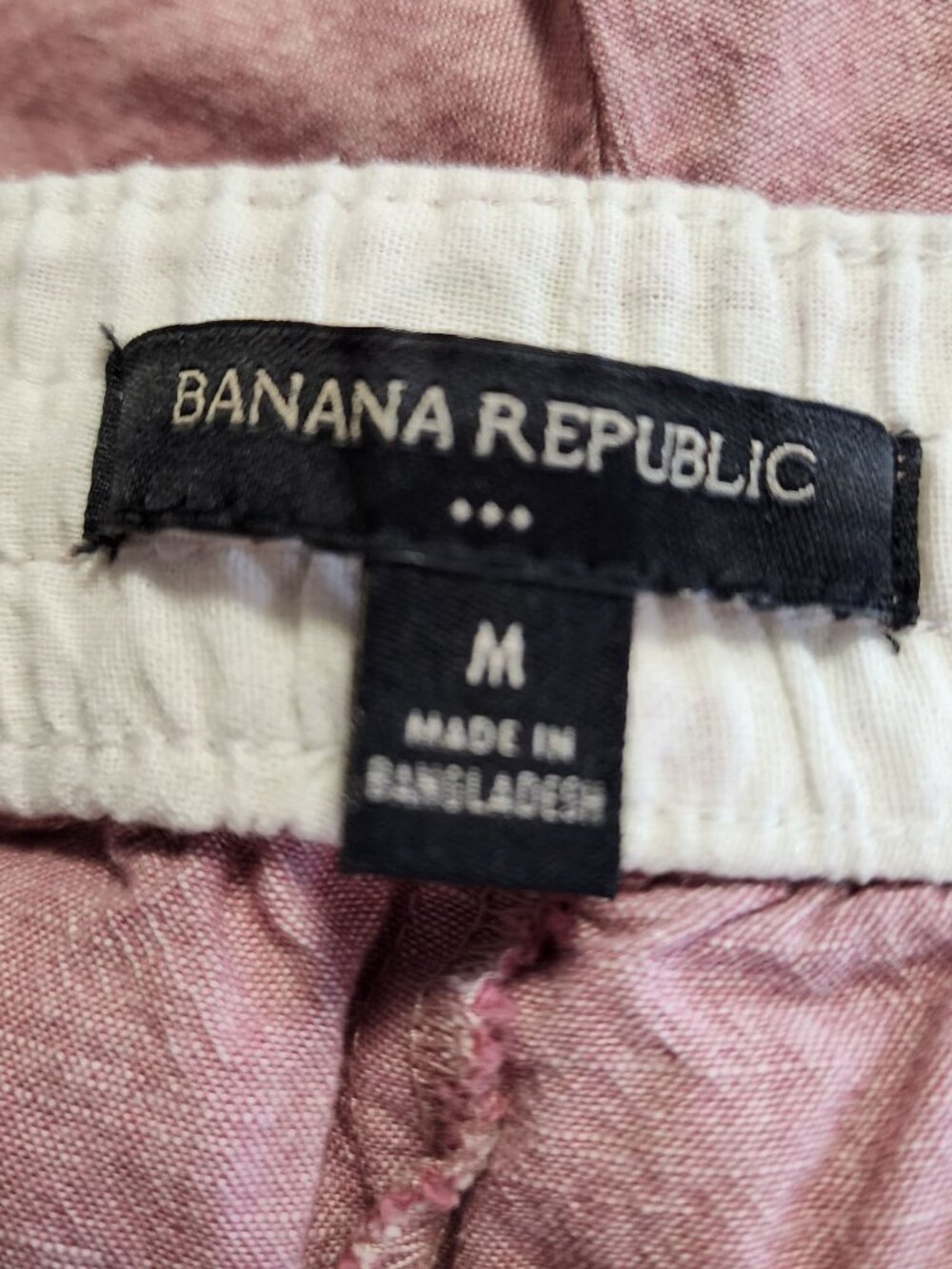 Banana Republic Pull On Flat Front Shorts Mens Size M - Picture 3 of 3